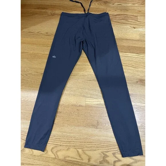 Alo Women's Gray Drawstring Waist Leggings Pants X-Large XL - Picture 9 of 10